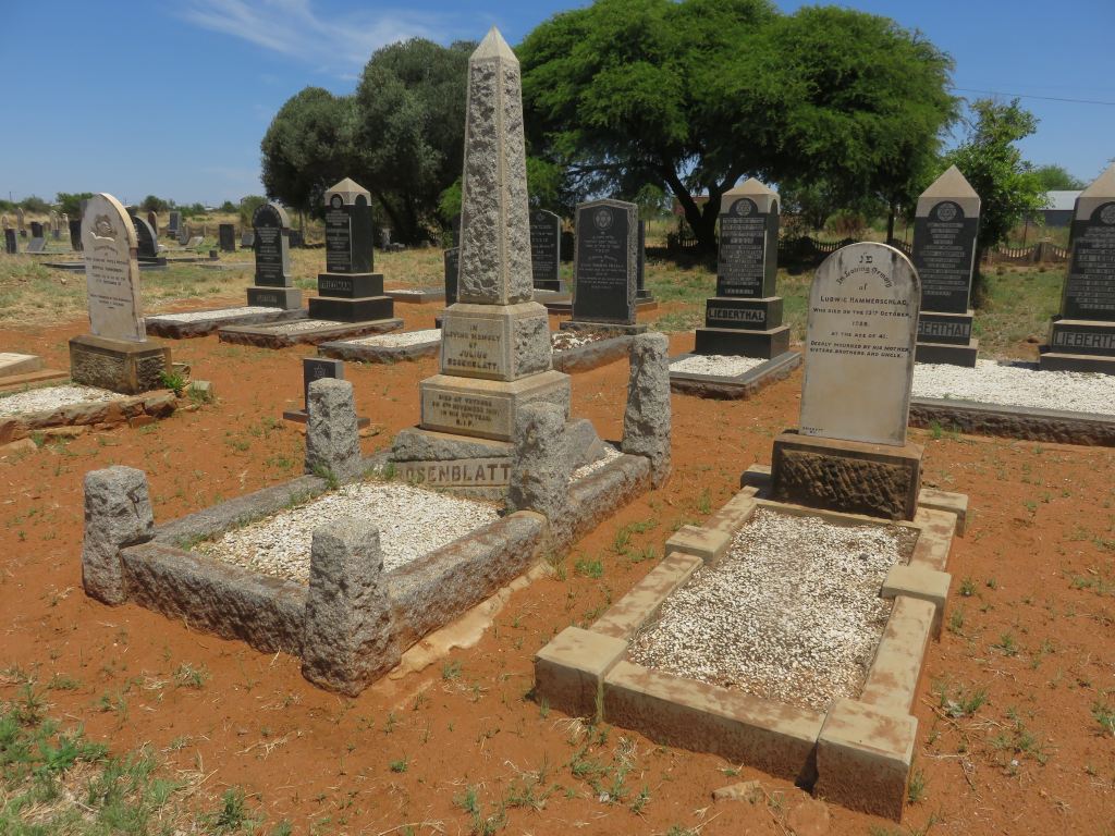 Vryburg Jewish graves.